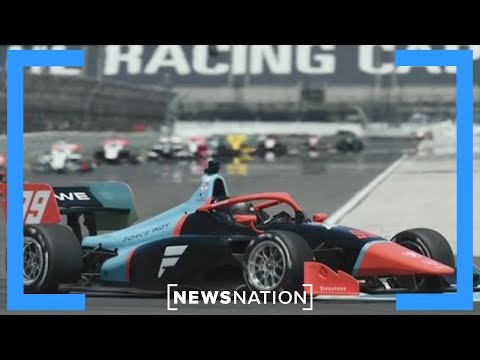 YouTube video thumbnail: Myles Rowe Becomes 1st Black Driver to win Indy NXT Race