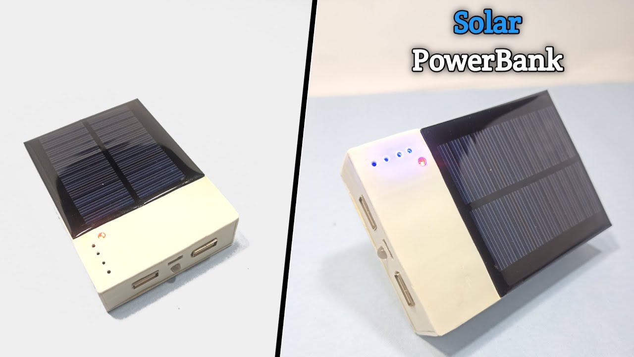 How to Make Solar Powerbank From PVC Pipe At Home | 7500mAh PowerBank