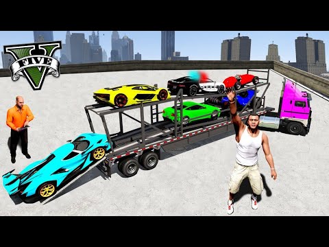 ROBANDO TODOS los SUPER COCHES MILLONARIOS en GTA 5