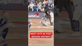 ERNIE CLEMENT MOST HITS IN POST SEASON HISTORY WITH 30! GAME 7 WORLD SERIES!