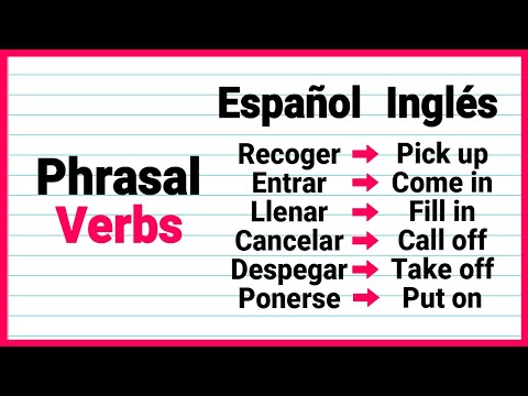 Los PHRASAL VERBS más USADOS en INGLÉS 🧠| Explicados Con Ejemplos 📚