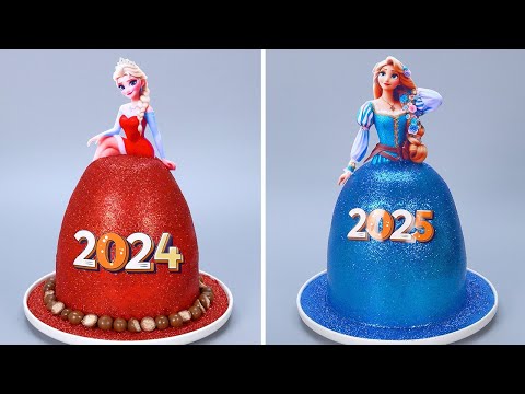 NEW YEAR Pull Me Up Cake Ideas | Satisfying Tsunami Cake | How To Make Cake Birthday Recipes