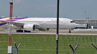 THAI A350 HS-THG nach Bankok Flughafen München (EDDM/MUC) #airport #munich #aviation #planespotting