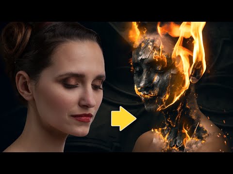 How to Create a WICKED Burning Effect in Photoshop