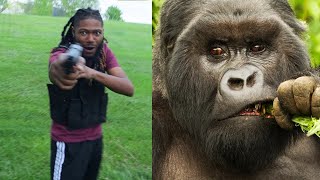 100 MEN vs 1 GORILLA