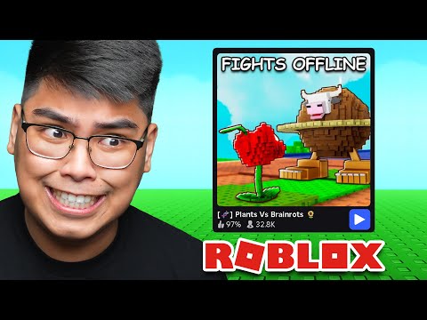 NEW BRAINROT GAME?! - PLANTS VS BRAINROT | ROBLOX