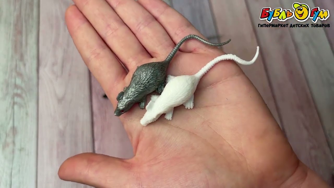 Набор мышек разных цветов 6шт - видео