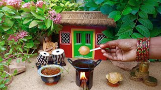 Miniature Puri With Aaloo Tamatar Ki Sabji Recipe | Mini Kitchen | Miniature housewife 