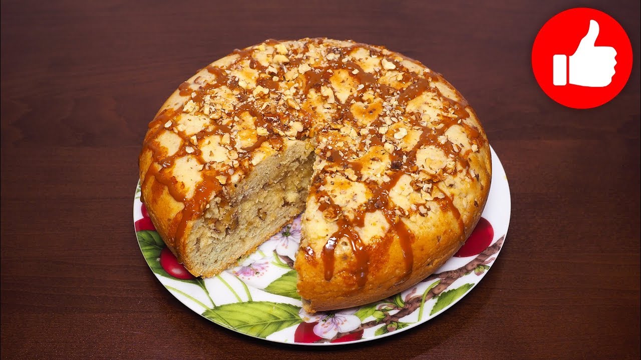 Вкусный ореховый кекс в мультиварке, рецепт
