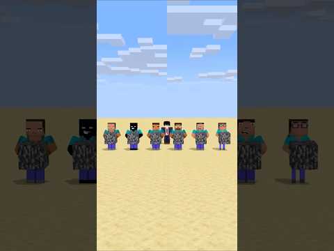 HELP Herobrine To Power Up And Win The Hardest Bedrock Throw #friendship #shorts #trending #anime