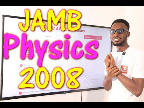JAMB CBT Physics 2008 Past Questions 1 - 25