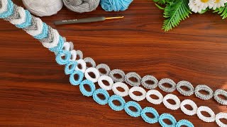 Wow!.. 😇 Great!.. Crocheted knitting is amazing.. Make a headband, belt, bag handle. Easy Crochet