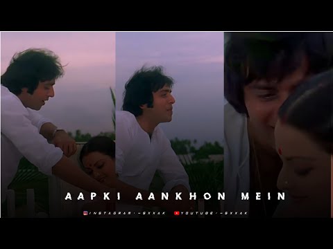 Aap Ki Aankhon Mein Kuch - Kishore Kumar, Lata Mangeshkar Song WhatsApp Status ❤️&#127925;@5xxak