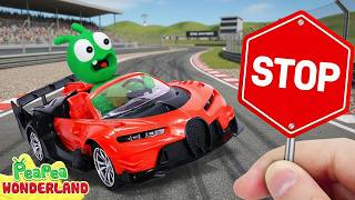 Pea Pea Competes in a Car Racing Battle! - Pea Pea Wonderland