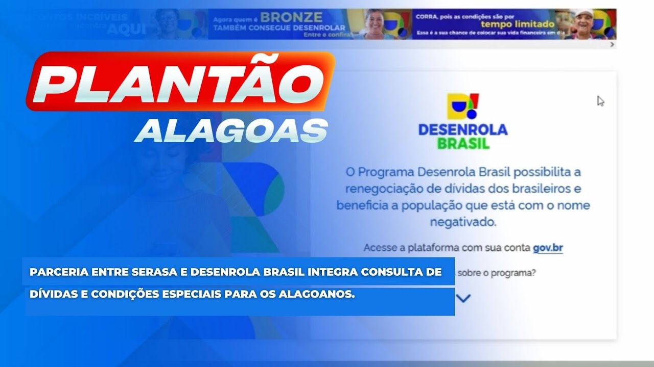 Parceria entre Serasa e Desenrola Brasil integra consulta de dívidas e condições especiais.