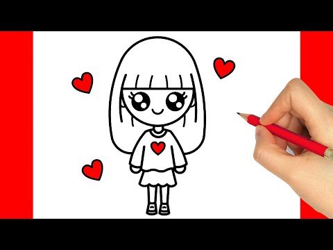 COMO DIBUJAR UNA NIÑA EASY