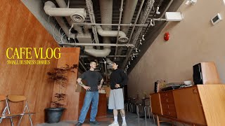 opening a coffee shop in 30 days: getting furniture and soft open weekend!