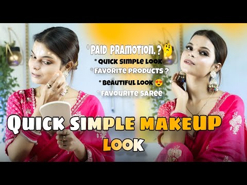 Indian makeup tutorial ll Oily skin makeup look ll step - by- step #makeuptutorial #viralvideo