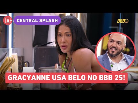 BBB 25: Gracyanne Barbosa pesa ao comparar relação com Belo a treta de Aline e Diogo, diz Saryne