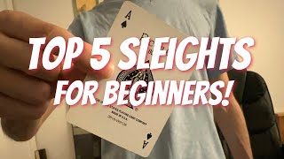 Top 5 Sleights For Beginners | Essentials Of Card Magic
