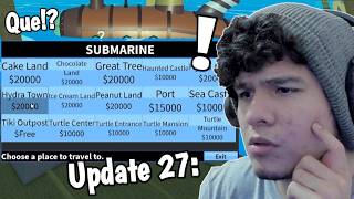 Blox Fruits VIAJE en Submarino Guía 🌊 + Dragon Nerf 🥀 (NEWS)