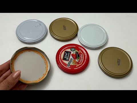 Don't Throw Away Jar Lids! A Great Recycling Idea!