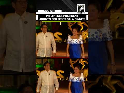 Philippines’ Ferdinand Marcos arrives for GALA Dinner at Bharat Mandapam | BRICS Summit