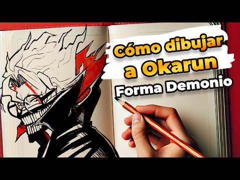 Cómo dibujar a Okarun Forma Demonio de Dandandan ✍️