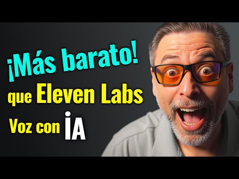 ¡NUEVO! Crea voces MUY BUENAS y más barato que con Eleven Labs
