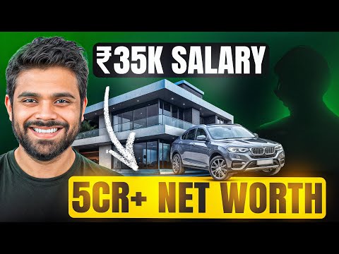 4.5LPA Salary to 5crore Net Worth | Net Worth in 10Y, 15Y and 25 Years