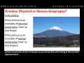 Geography Concepts and Location Types