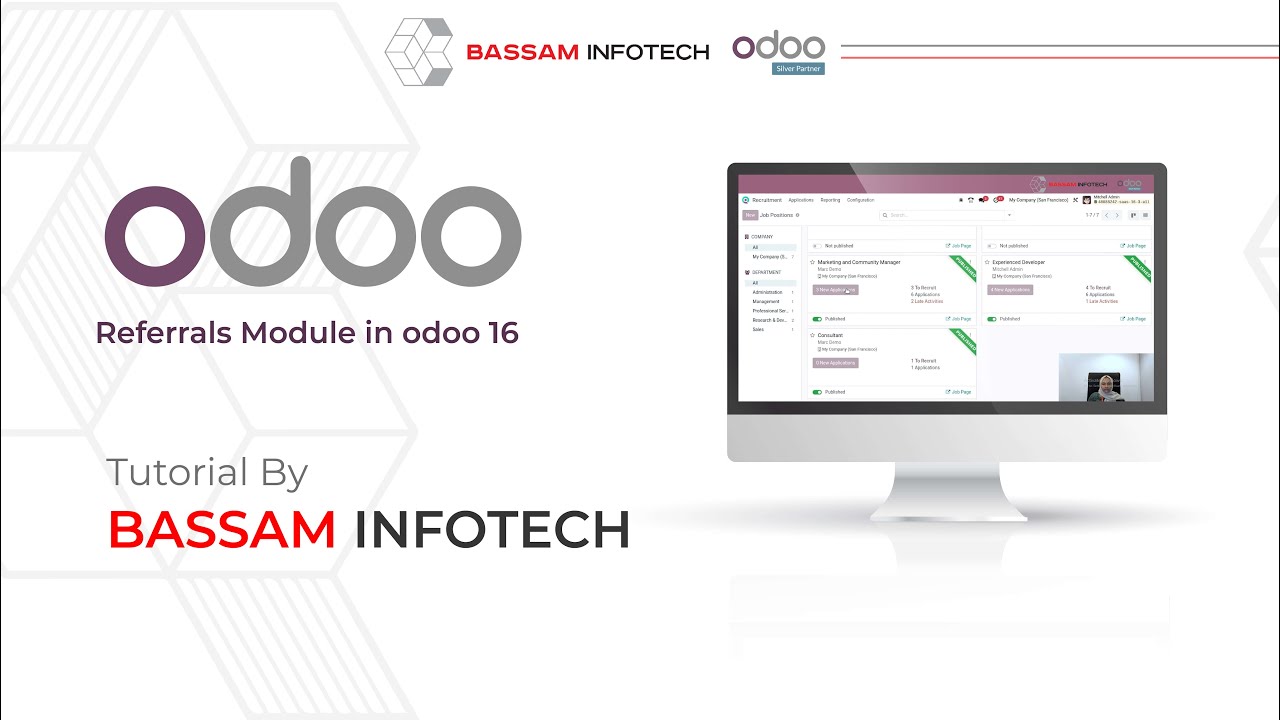 Referrals Module in Odoo 16 | ERP Modules  #odootutorials | 8/3/2023

In this comprehensive tutorial video, we delve into the exciting world of the Referrals Module in Odoo 16. Discover how this ...