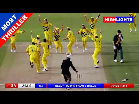 Epic trailer Australia Vs South Africa thrilling ODI goes to last over