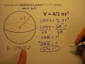 Volume of a Sphere Concepts