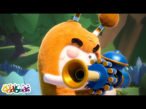 Slick's Crazy New Invention | ODDBODS | Moonbug Kids - Art for Kids 🖌️