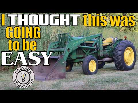 This OLD Tractor Doesn't WANT to be FIXED ~ Helping a friend with his "NEW"John Deere Tractor!