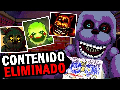 FNAF INTO THE PIT - CONTENIDO ELIMINADO y DESCARTADO