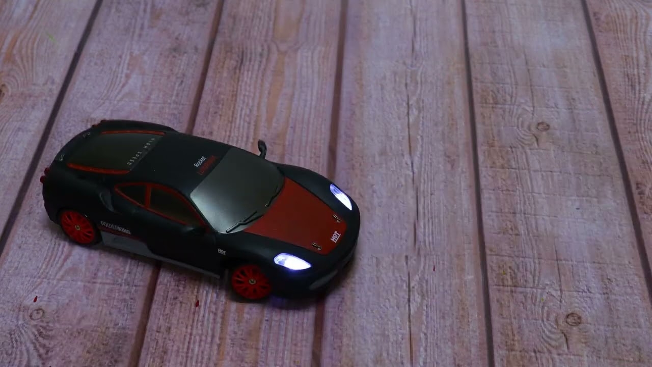 Машинка Lanson Toys для дрифта р/у акб черно-красная 1:24 - видео Машинка Lanson Toys для дрифта р/у акб черно-красная 1:24 - видео