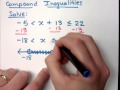 Solving Compound Inequalities in College Algebra