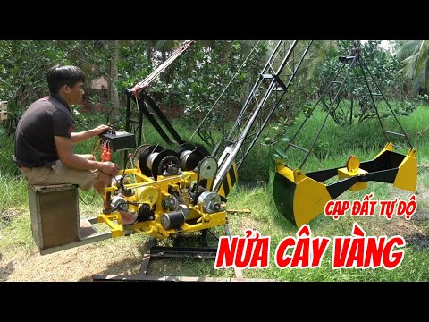 Quá Nể-Anh Trai Vĩnh Long Tự Chế Xáng Cạp Dây Chạy Bằng Motor Giúp Nhà Vườn Tiết Kiệm Nhân Lực