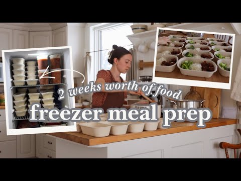 Prepping 2 WEEKS of Scratch-Made READY TO GO Freezer Meals