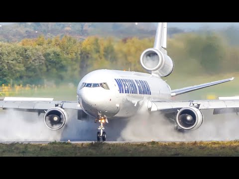 60 MINUTES PURE AVIATION - Planes MADE IN THE USA - MD11, B727, B747, C17, Dc10 ... (4K)