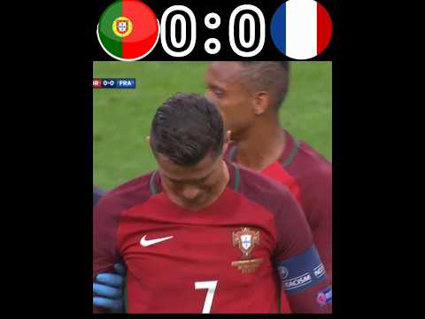 EURO Cup final 2016 Portugal vs France