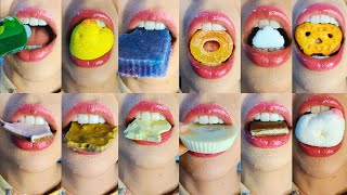 ASMR Eating: Chocolate, Marshmallows & Kohakutou Crunch | Satisfying Dessert Sounds 🍫🍡💎