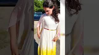 Street Artist Could Save Her Day And Her Dress! 👗 Genius Style! 🎨