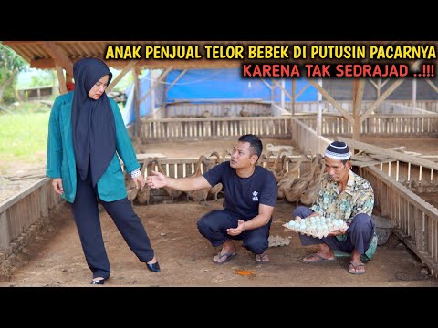 ANAK PENJUAL TELOR BEBEK DIPUTUSIN PACARNYA ( KULIAHAN ) KARENA TAK SEDERAJAT !! FILM INSPIRASI