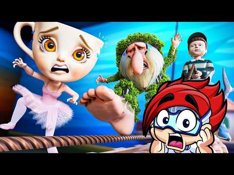 SQUID GAME 3 Vs. ITALIAN BRAINROT! | Luky REACCIONA a Cartoon Games Español