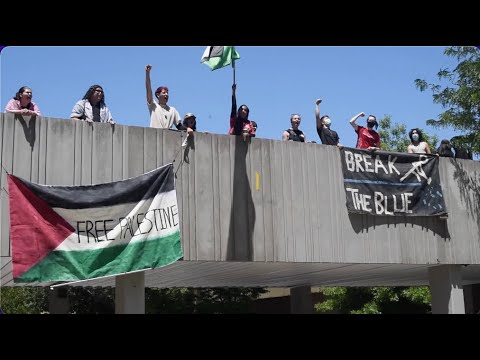 VIDEO STORY: "Rally for Rafah" held during UNM New Student Orientation
