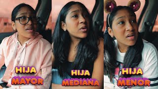 TIPOS DE HIJAS 🥺 YO SOY LA MENOR | Sara Antonella
