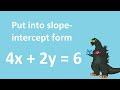 Converting Standard Form to Slope-Intercept Form